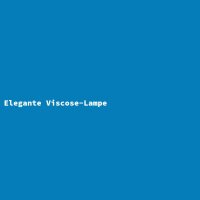 Elegante Viscose-Lampe