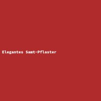 Elegantes Samt-Pflaster