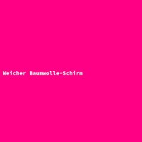 Weicher Baumwolle-Schirm