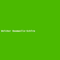 Weicher Baumwolle-Schirm