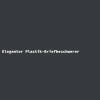 Eleganter Plastik-Briefbeschwerer