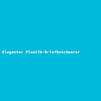 Eleganter Plastik-Briefbeschwerer