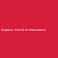 Eleganter Plastik-Briefbeschwerer