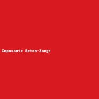 Imposante Beton-Zange