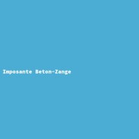 Imposante Beton-Zange