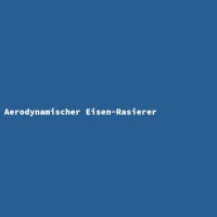 Aerodynamischer Eisen-Rasierer