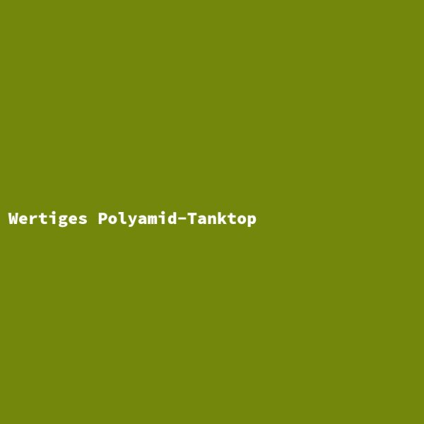 Wertiges Polyamid-Tanktop