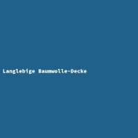 Langlebige Baumwolle-Decke